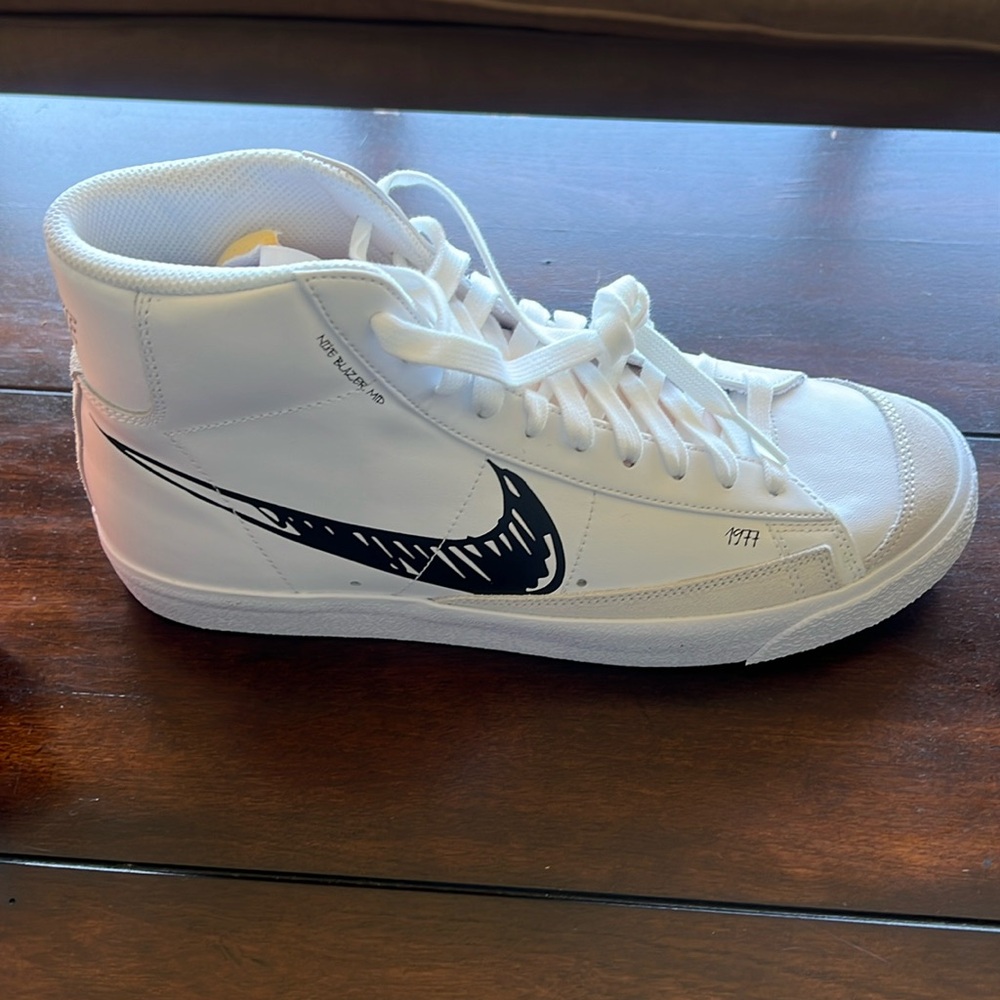 Nike Blazer Mid 77 Sketch White Black. Men’s Size US 8 - Picture 3 of 7